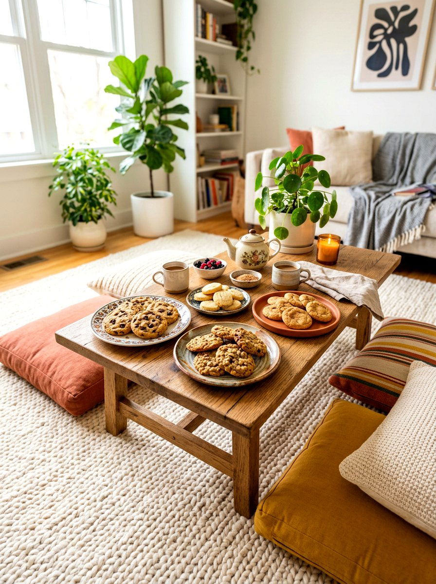 Floor Cookie Picnic - 30 cookie station ideas