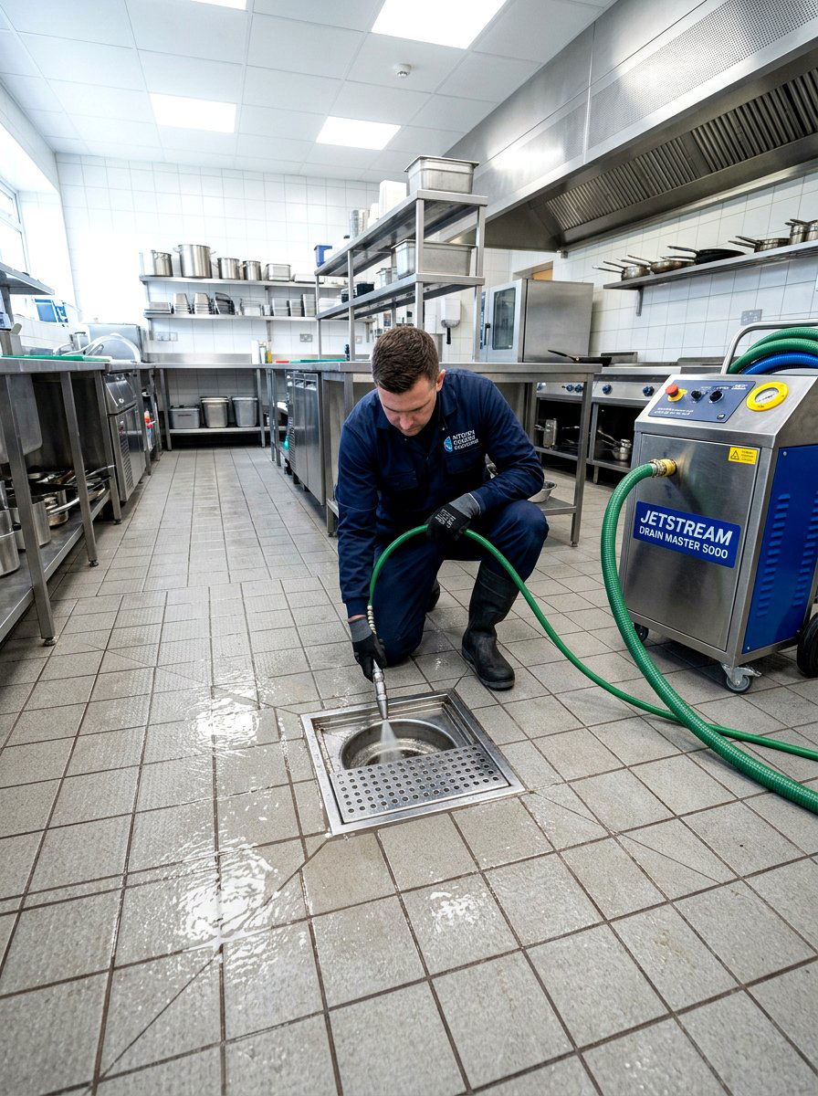 Floor Drain Cleaning System - 30 catering kitchen ideas