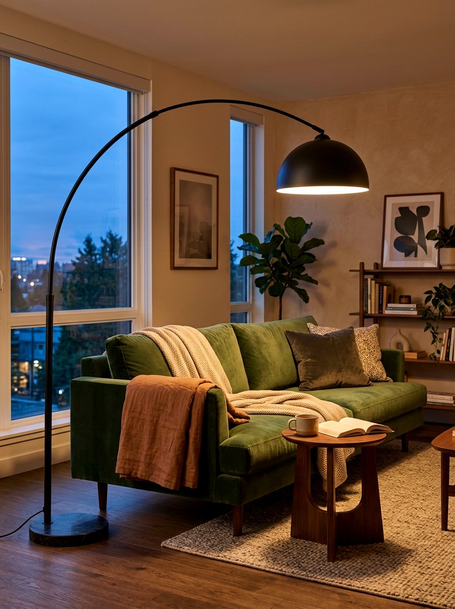 Floor Lamp Lighting - 30 studio apartment ideas
