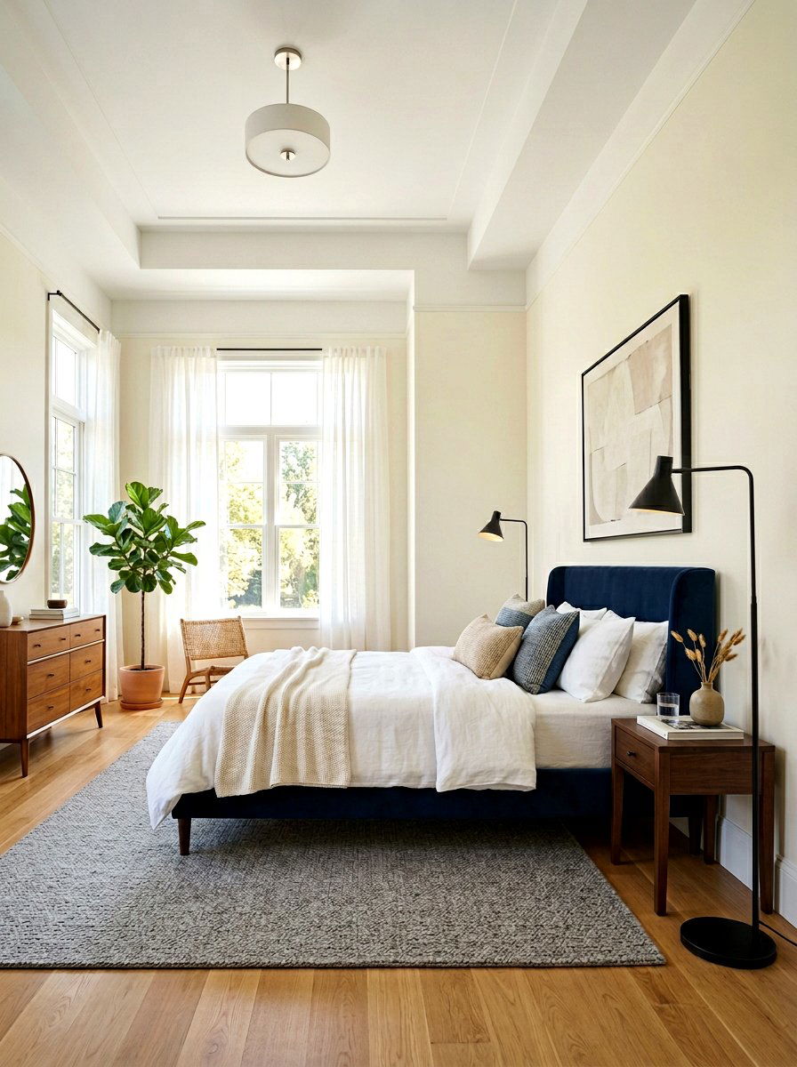 Floor Lamp - 30 bedside lighting ideas
