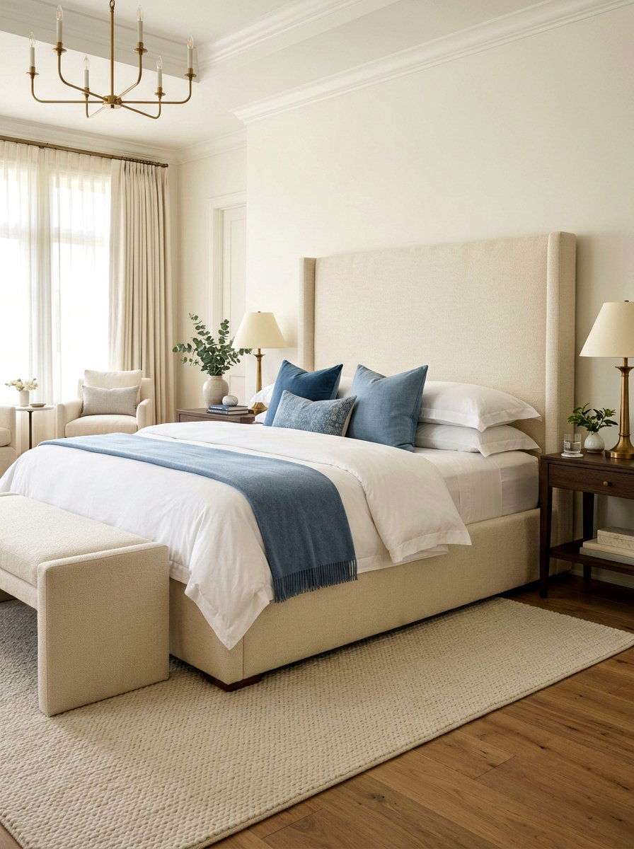Floor Length Bed Base - 30 tailored skirted furniture ideas
