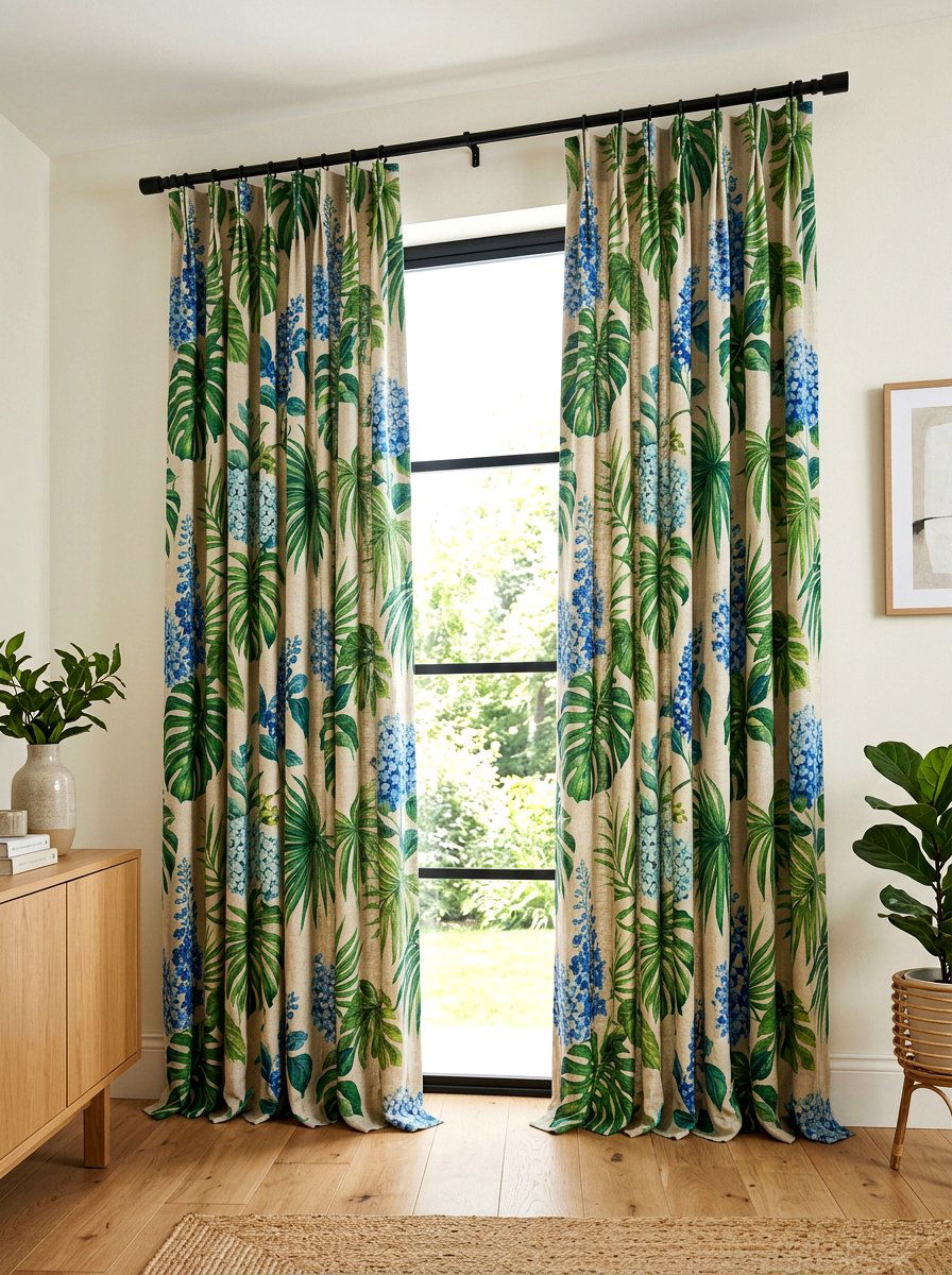 Floor Length Drapes - 30 English country bedroom decor ideas