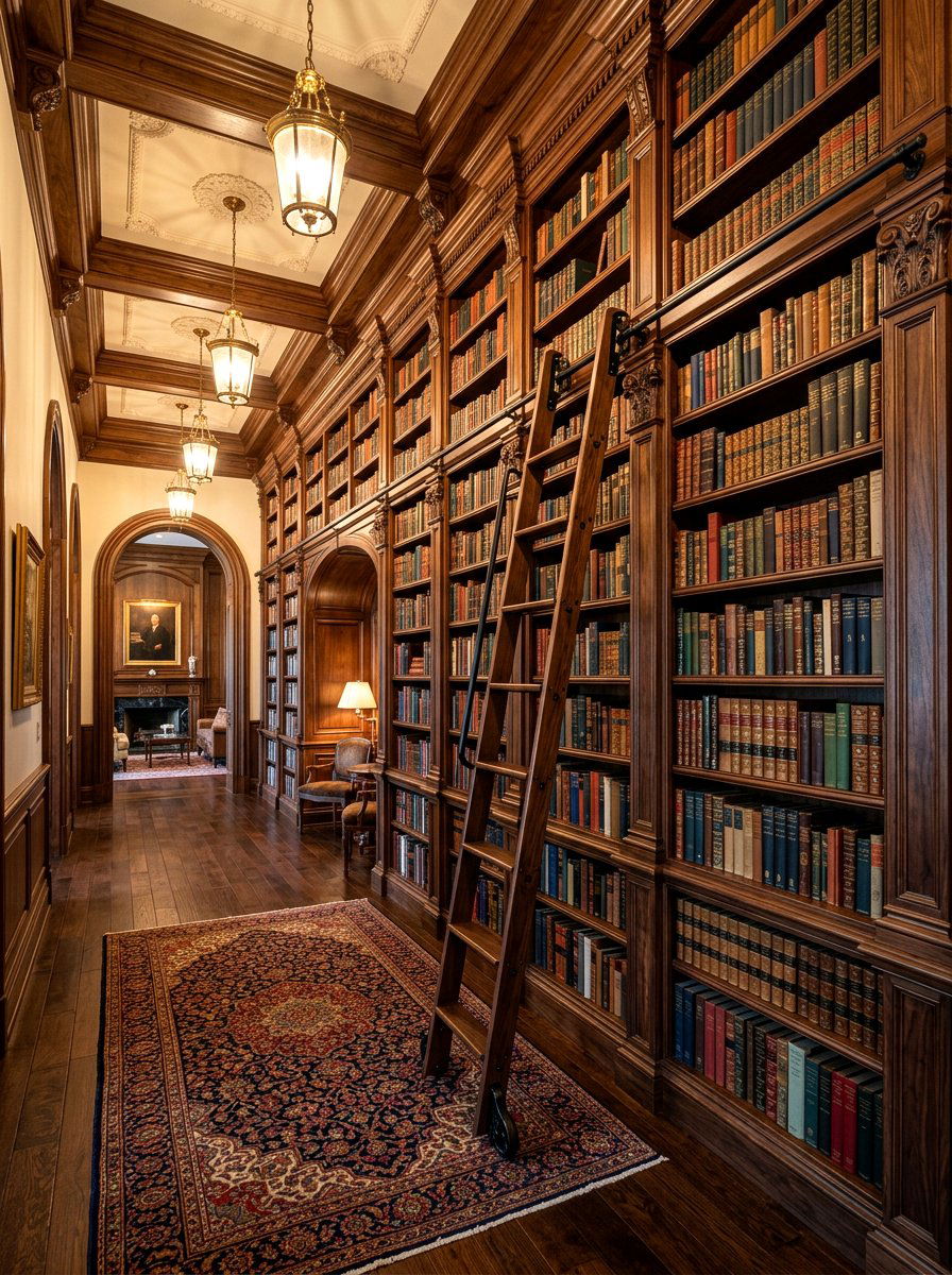 Floor To Ceiling Bookshelf - 30 hallway bookshelf ideas
