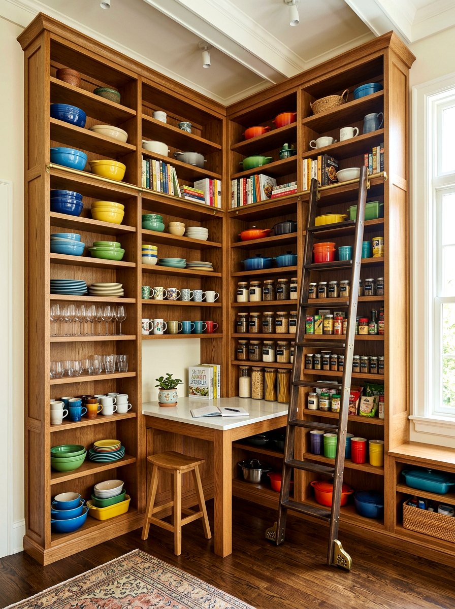 Floor To Ceiling Corner Shelving - 30 breakfast corner shelves ideas
