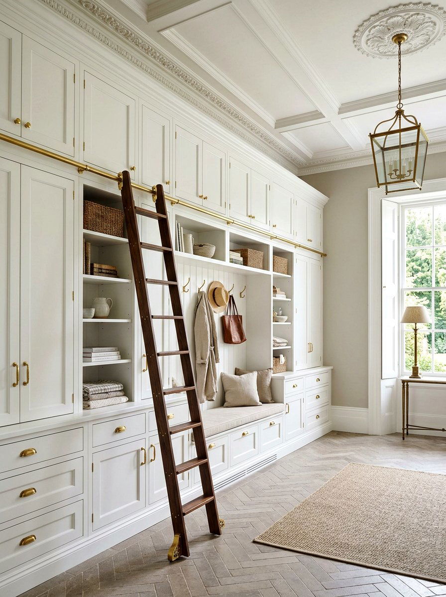 Floor To Ceiling Cupboards - 30 quiet luxury mudroom ideas