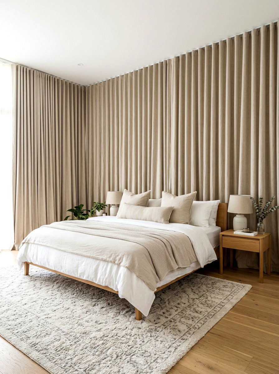 Floor To Ceiling Curtains - 30 sleep sanctuary bedroom ideas