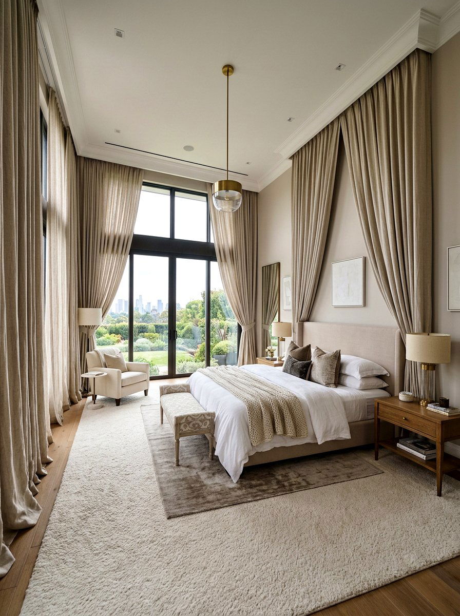 Floor To Ceiling Curtains Bedroom - 30 soft luxury bedroom ideas