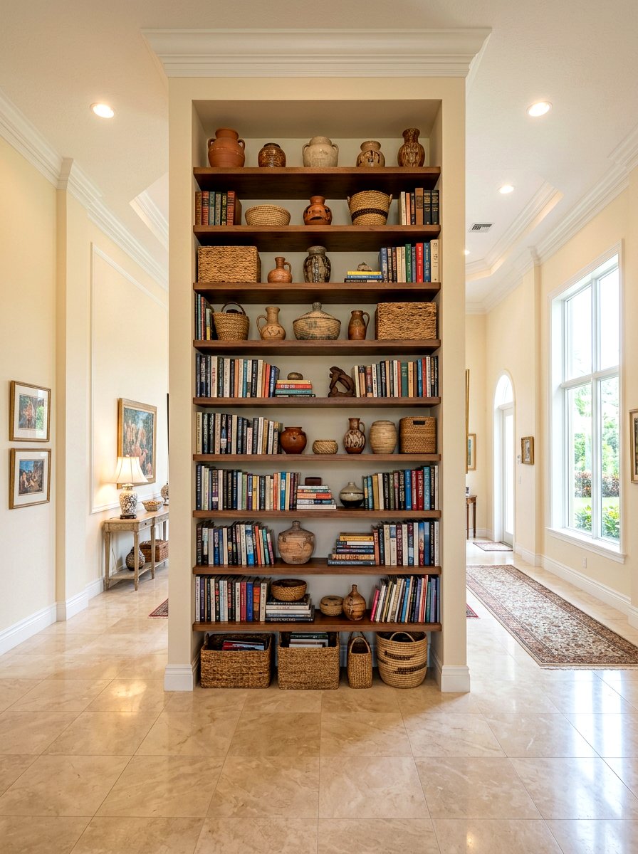 Floor To Ceiling Hall Niche - 30 built in hall niche ideas