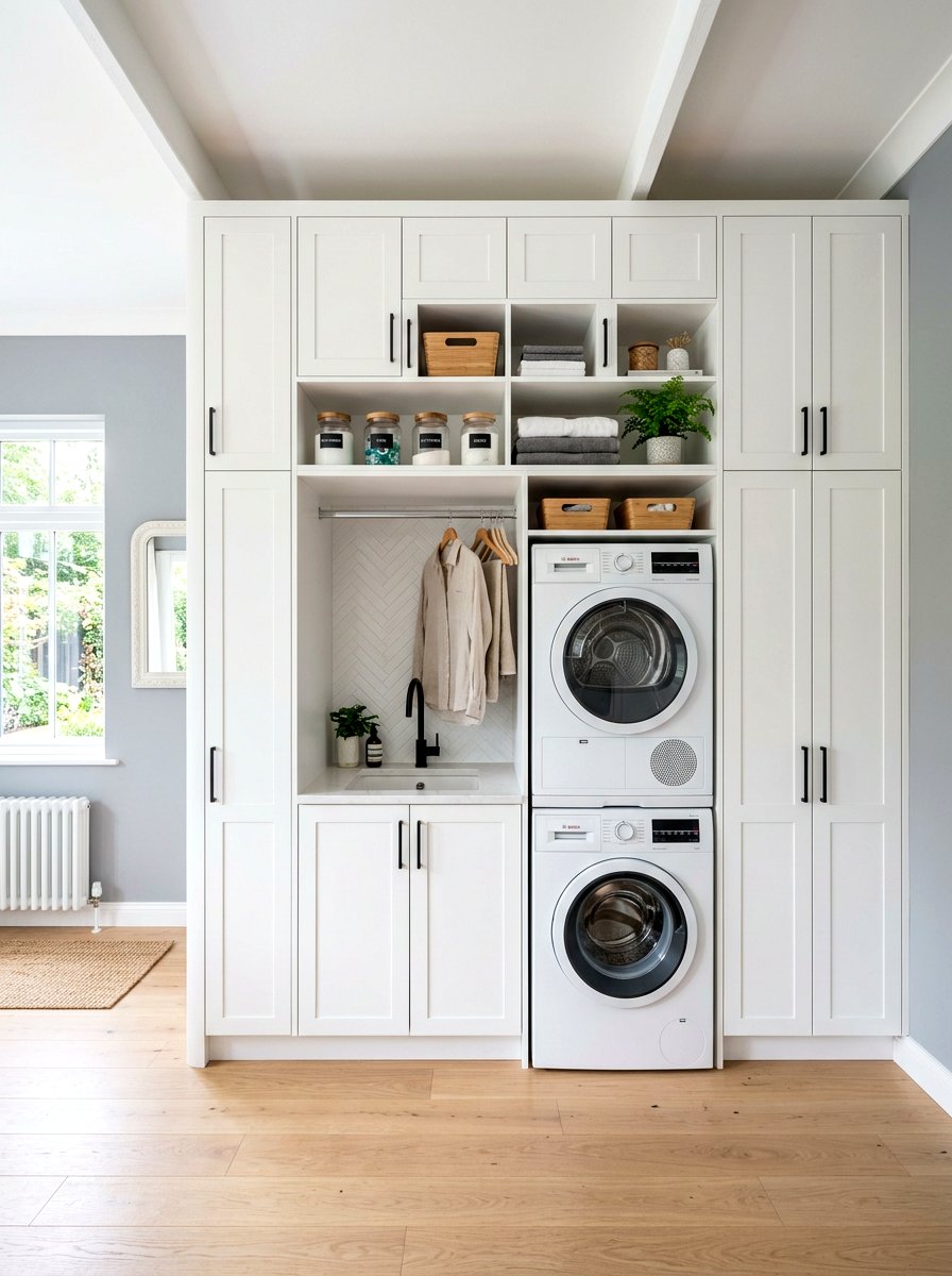 Floor To Ceiling Laundry Storage - 30 laundry closet ideas