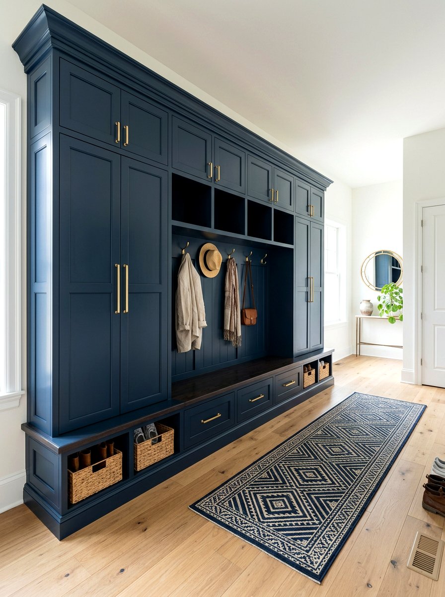 Floor To Ceiling Lockers - 30 entry closet mudroom ideas
