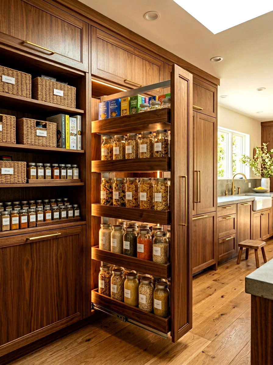 Floor To Ceiling Pantry - 30 pull out pantry ideas