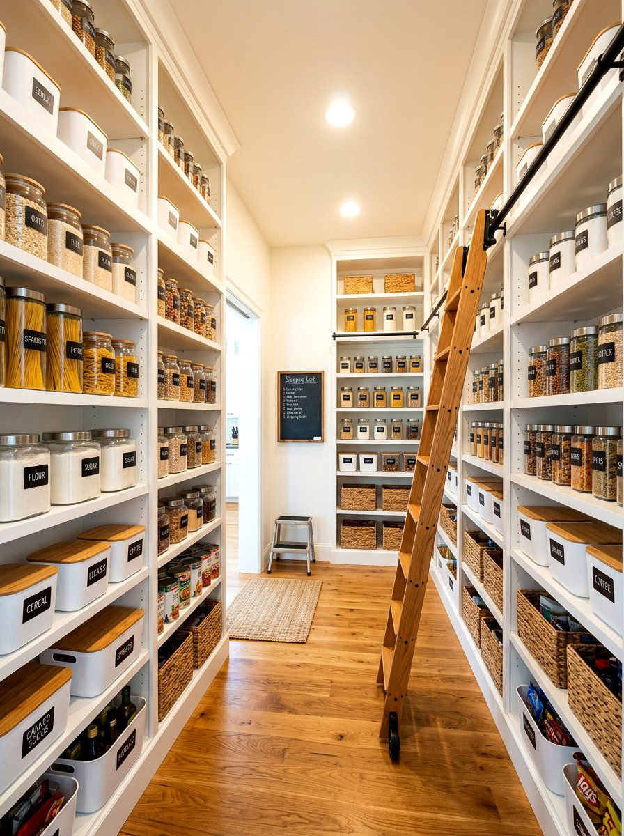 Floor To Ceiling Pantry Shelves - 30 farmhouse pantry ideas