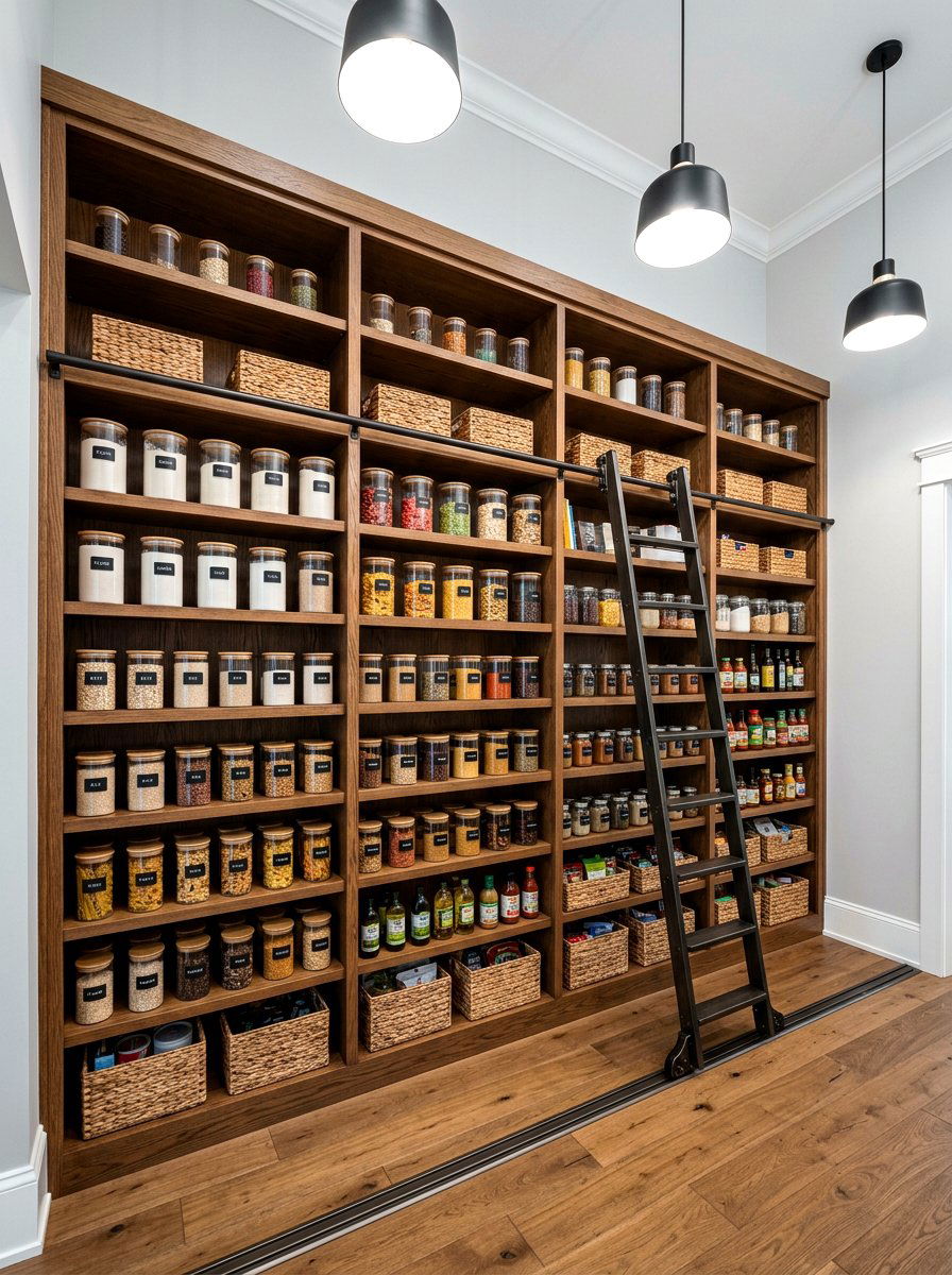 Floor To Ceiling Pantry Shelving - 30 pantry shelving layout ideas