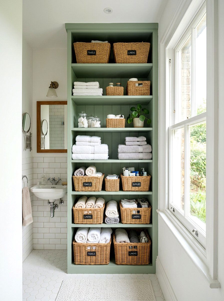 30 Spa Shelf Bathroom Ideas for a Calm, Organized Retreat