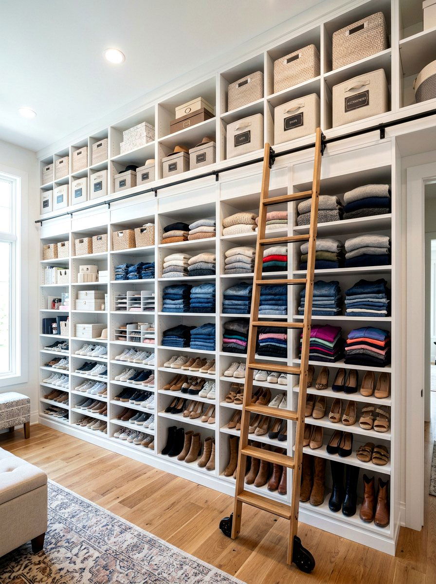Floor To Ceiling Shelf Closet - 30 coat closet organization ideas