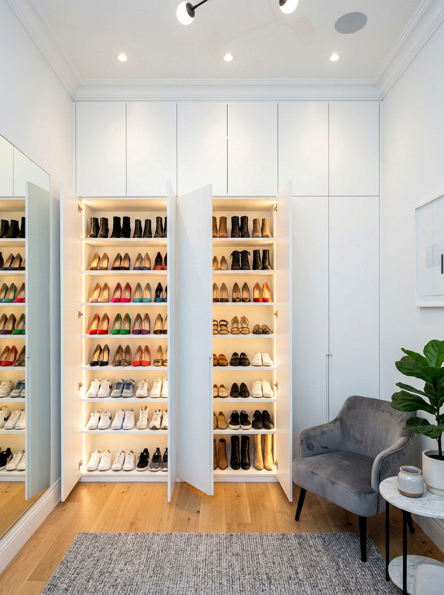 30 Hidden Shoe Cabinet Ideas to Hide Chaos Near the Door