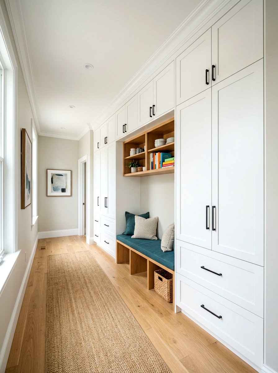 Floor To Ceiling Storage - 30 apartment entryway styling ideas