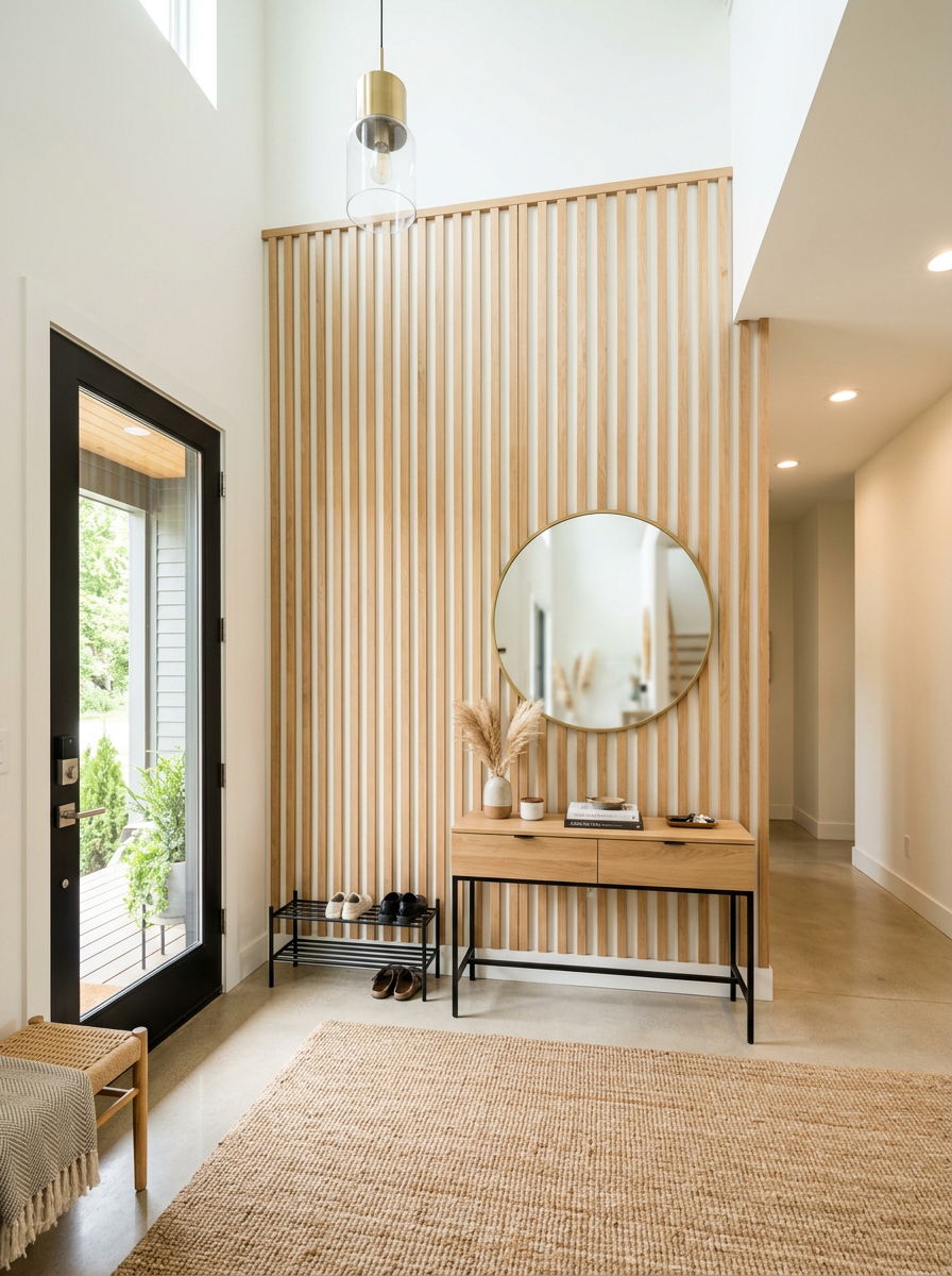 Floor To Ceiling Wall Batten - 30 removable wall molding ideas
