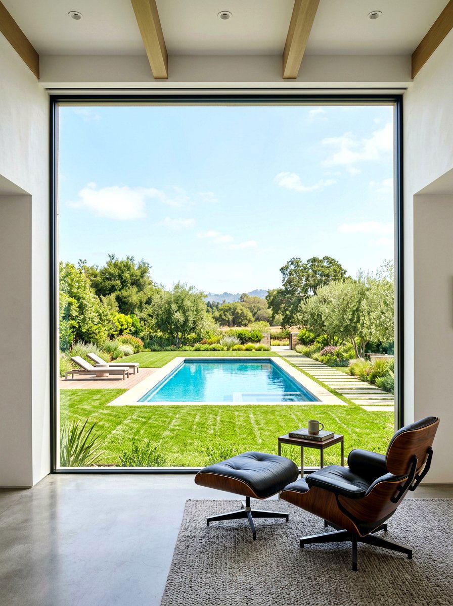 Floor To Ceiling Window - 30 indoor outdoor living ideas