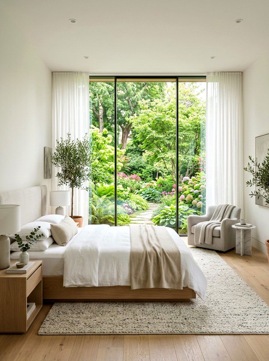 Floor To Ceiling Window - 30 romantic hotel bedroom ideas