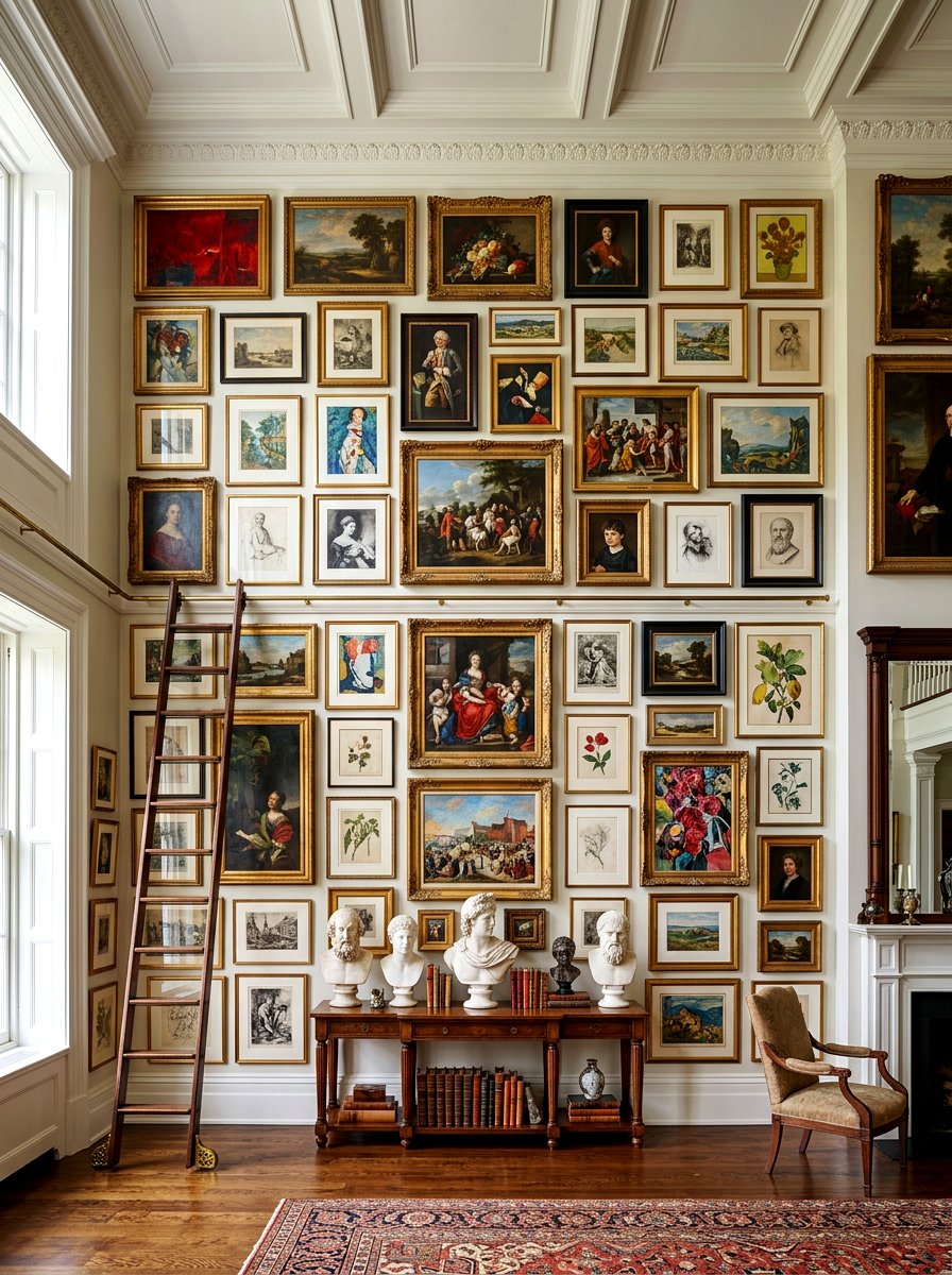 Floor To Ceiling - 30 gallery wall ideas