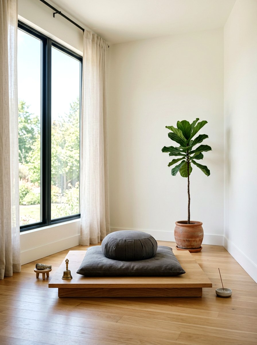 Floor cushion meditation space - 30 friction maxxing home ideas