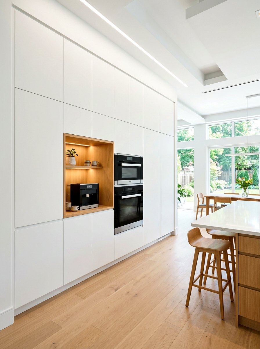 Floor to ceiling cabinets - 30 condo kitchen ideas