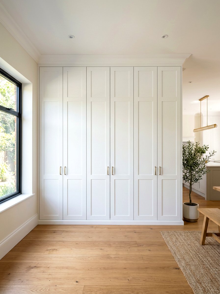 Floor to ceiling cupboard - 30 potting shed storage ideas