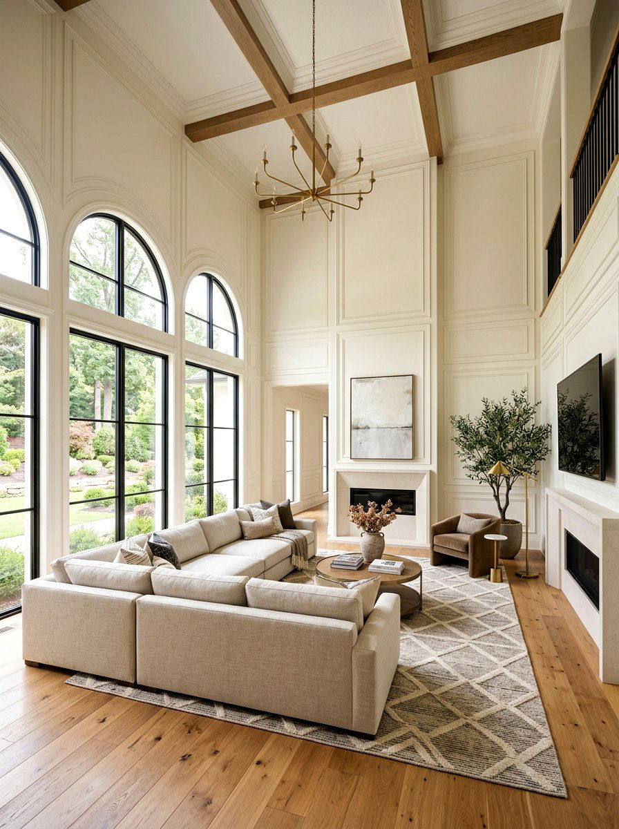 Floor to ceiling wall molding - 30 picture frame molding ideas