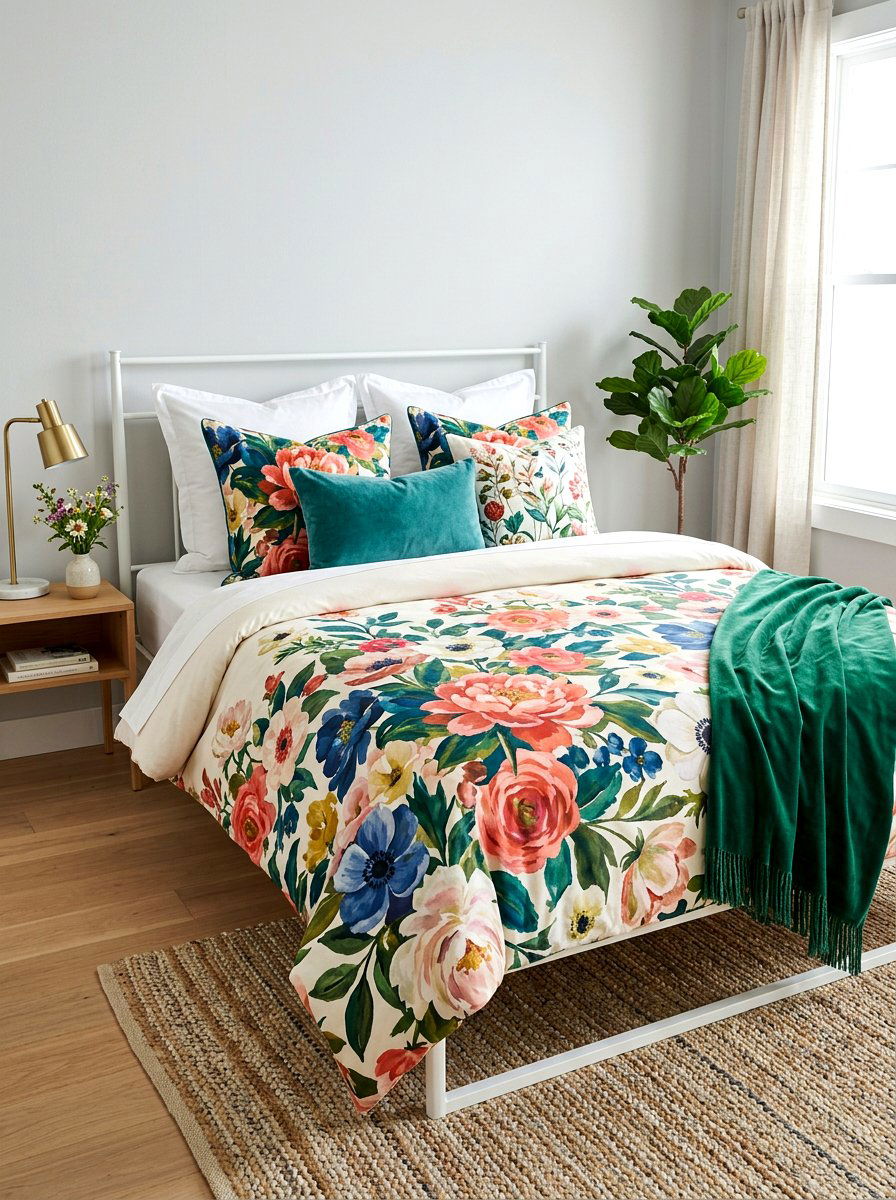 Floral Bedscape - 30 designer bedscape ideas