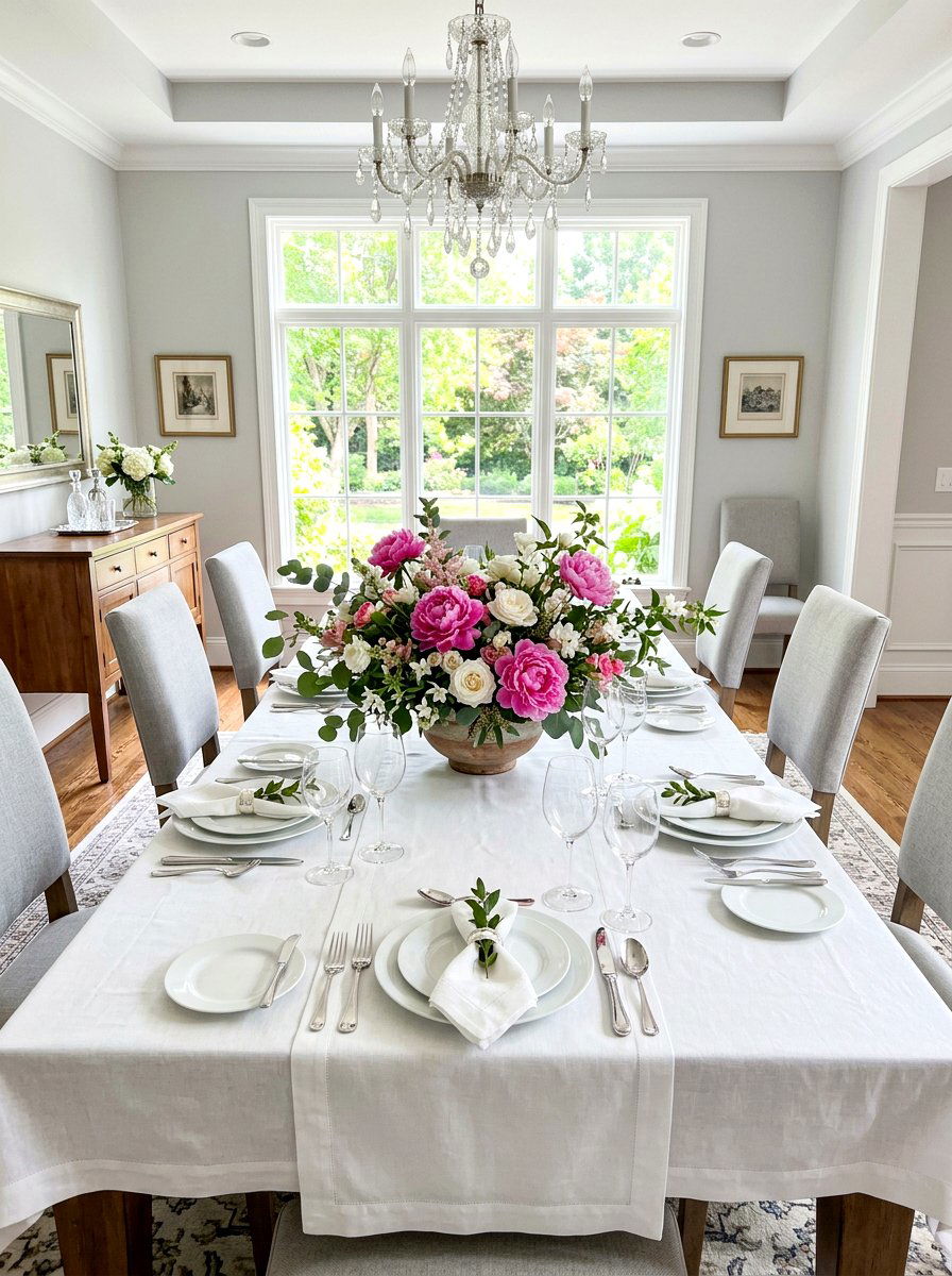Floral Centerpiece - 30 formal table setting ideas