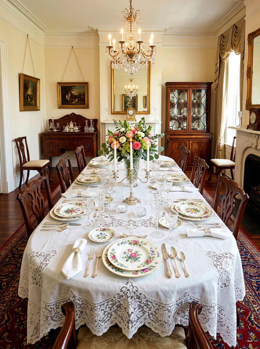 Floral China - 30 spring dining table ideas