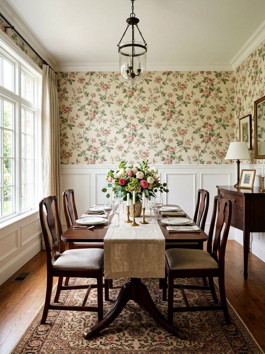 Floral Pattern Wallpaper