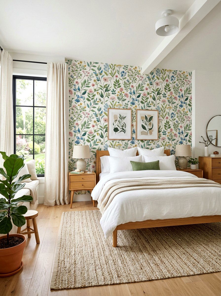 Floral Peel And Stick Wallpaper - 30 peel and stick wallpaper ideas