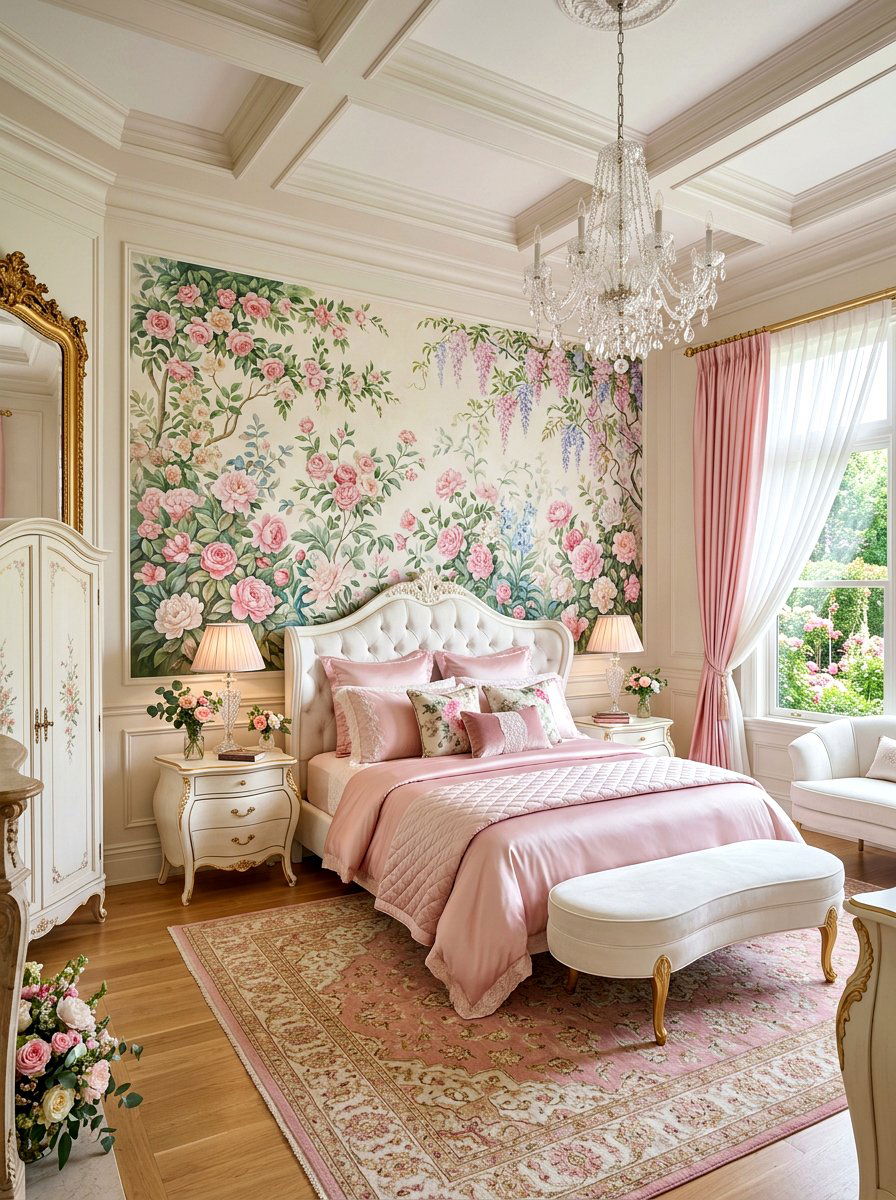 Floral Romantic Bedroom - 30 couture bedroom ideas
