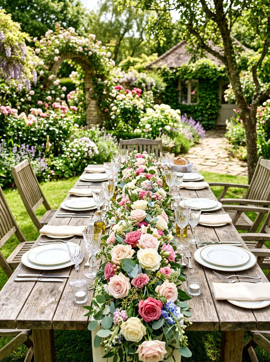 30 Outdoor Picnic Table Decor Ideas to Make Meals Feel Special