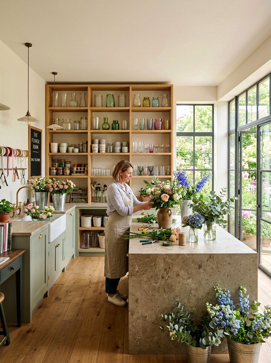 Flower Arranging Room - 30 flower room ideas
