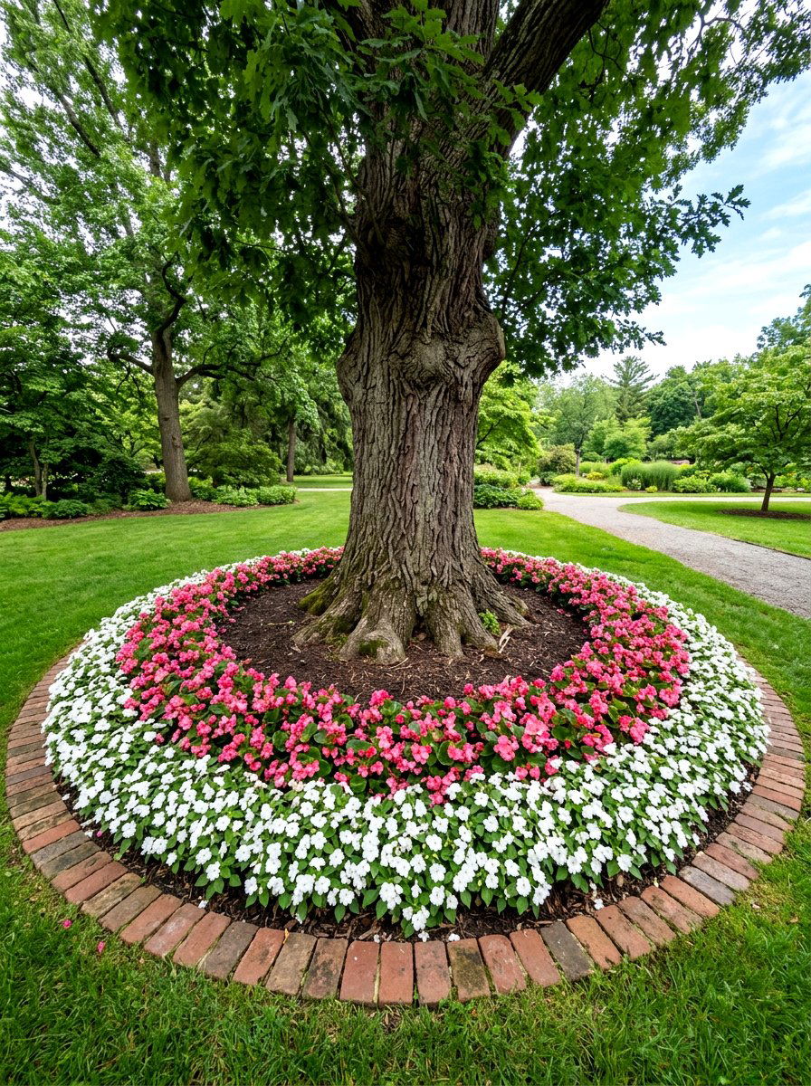 Flower Bed Around Tree - 30 flower bed ideas