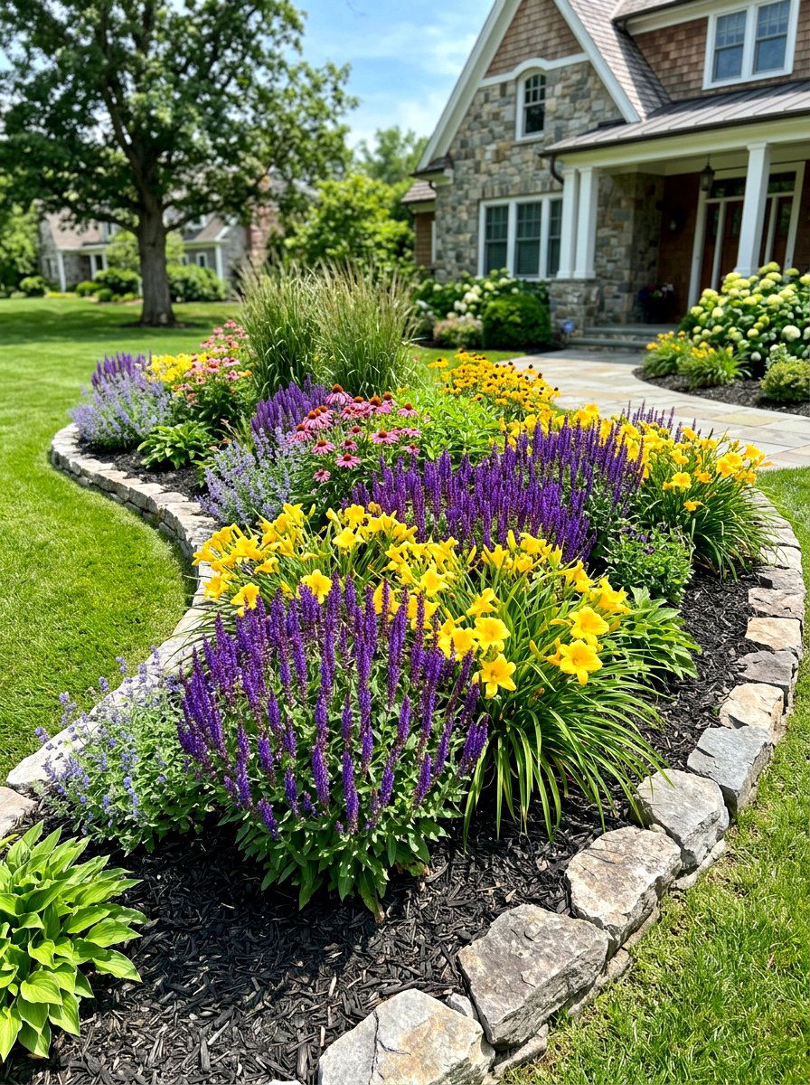 Flower Bed - 30 curb appeal ideas