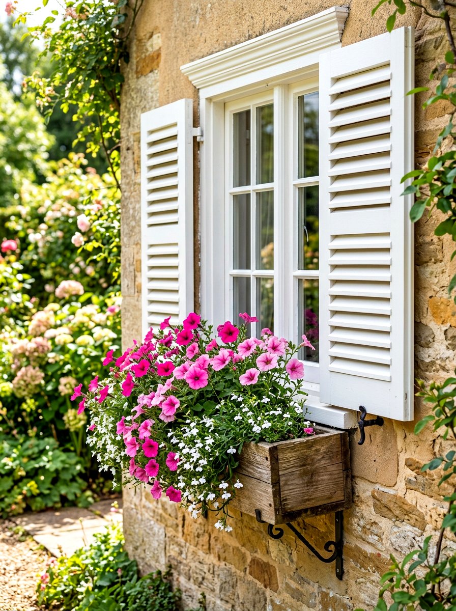 Flower Box Window - 30 cottage exterior ideas