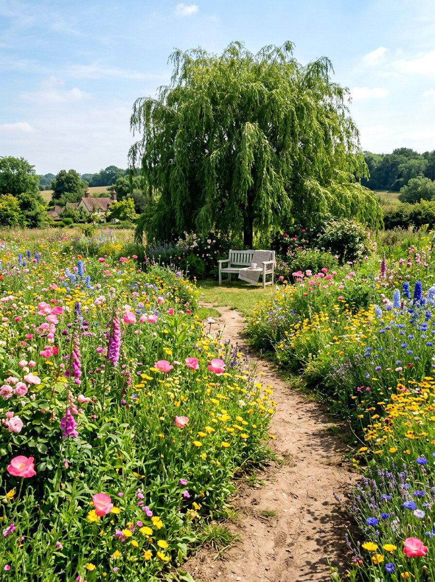 Flower Garden Retreat - 30 backyard entertaining ideas