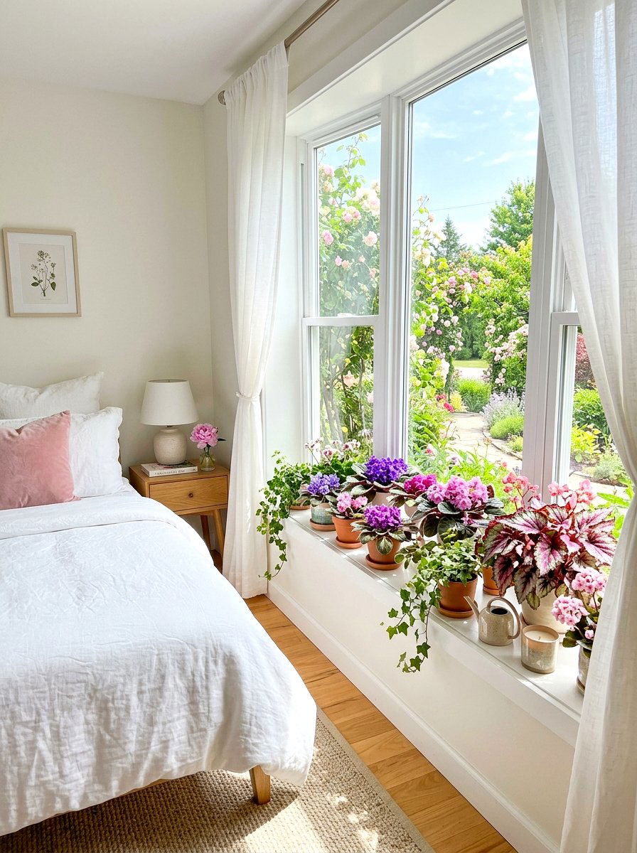 Flowering Indoor Plants - 30 windowsill garden ideas