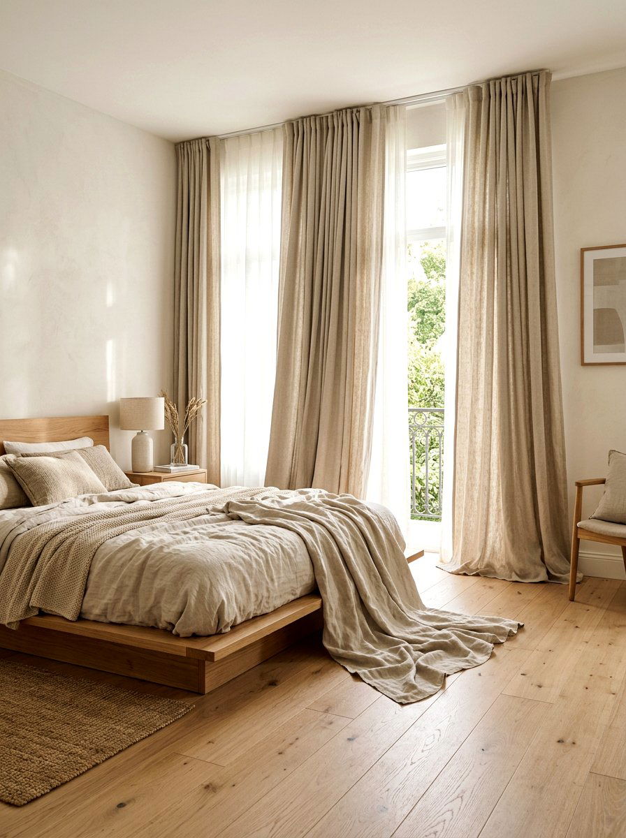 Flowing Linen Drapes - 30 dune inspired decor ideas