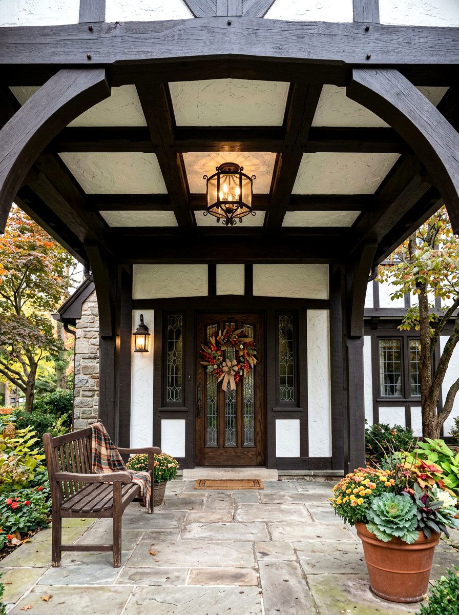 Flush Mount Ceiling Light For Porch - 30 Tudor exterior lighting ideas