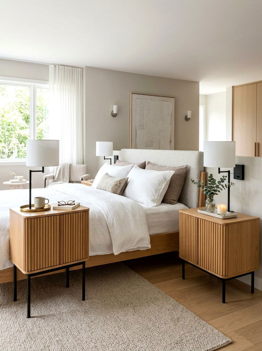 Fluted Bedroom Nightstand - 30 fluted furniture ideas