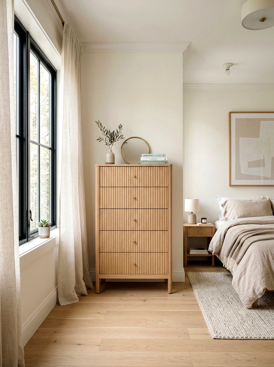 Fluted Dresser Chest - 30 fluted furniture ideas