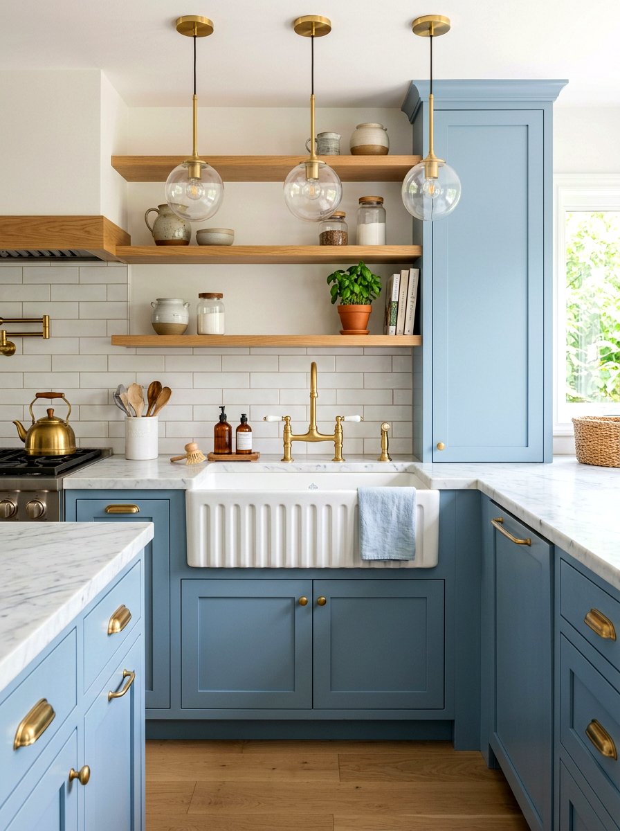 Fluted Front Apron Sink - 30 apron sink kitchen ideas