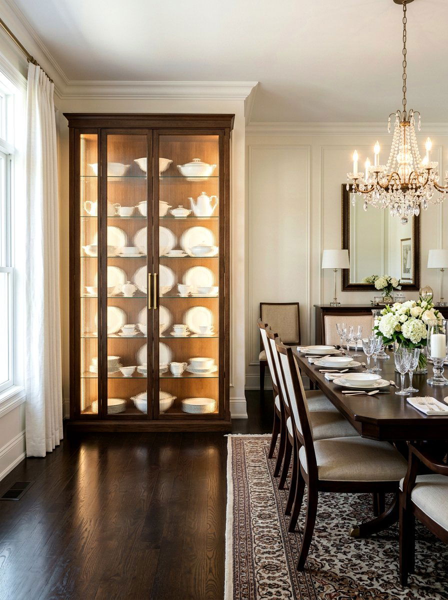 Fluted Glass Cabinet - 30 fluted furniture ideas