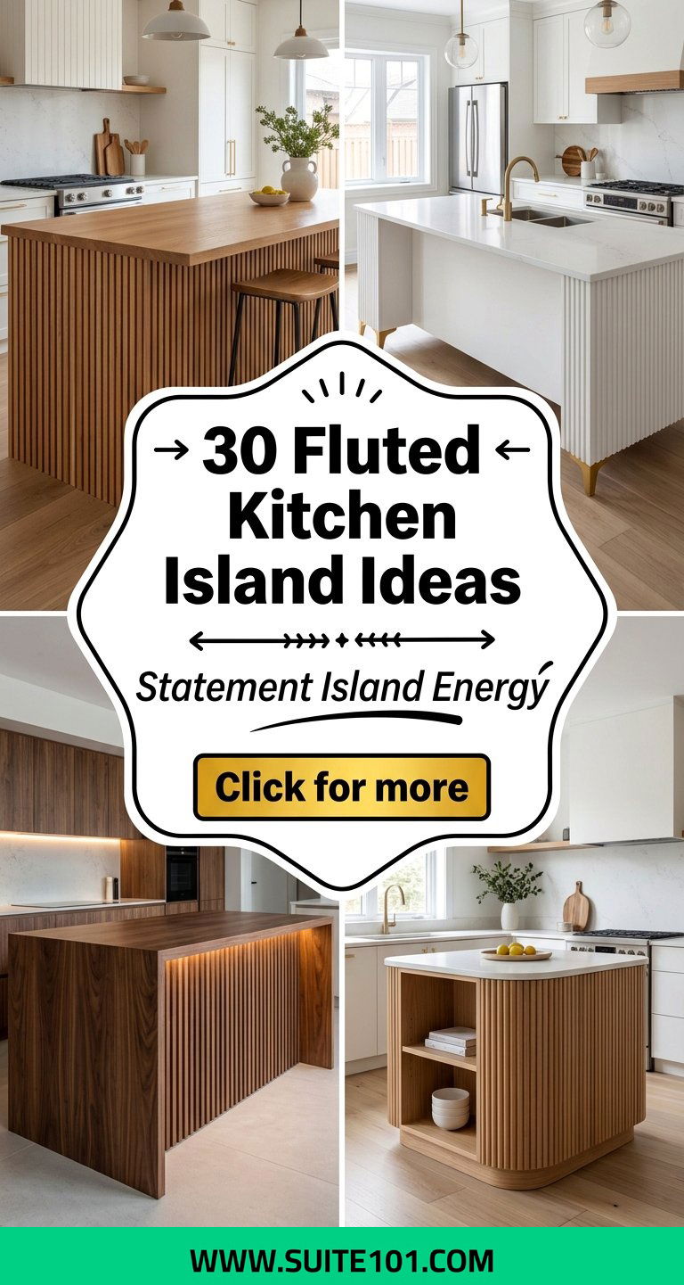 Fluted Kitchen Island Ideas 30 Statement Centerpiece Styles - Fluted Kitchen Island Ideas: 30 Statement Centerpiece Styles