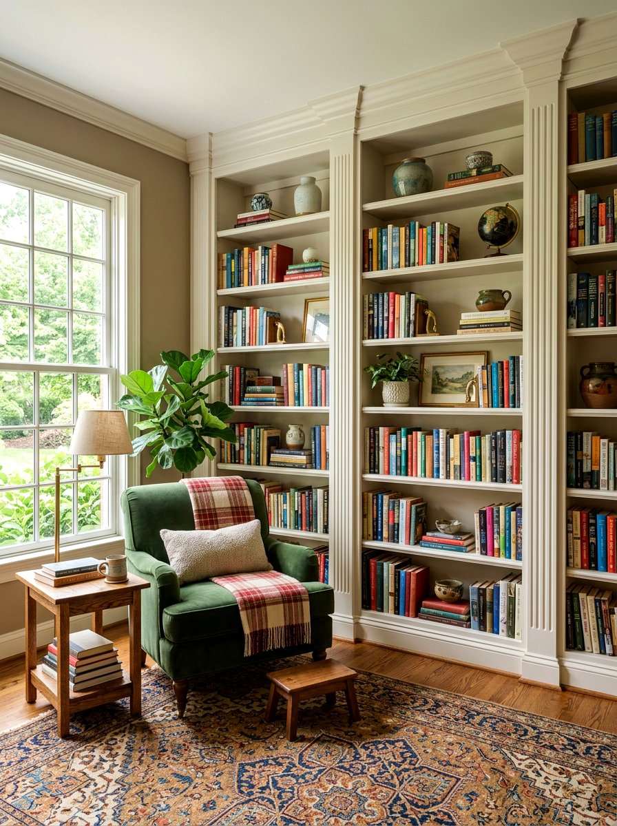 Fluted Living Room Bookcase - 30 fluted furniture ideas